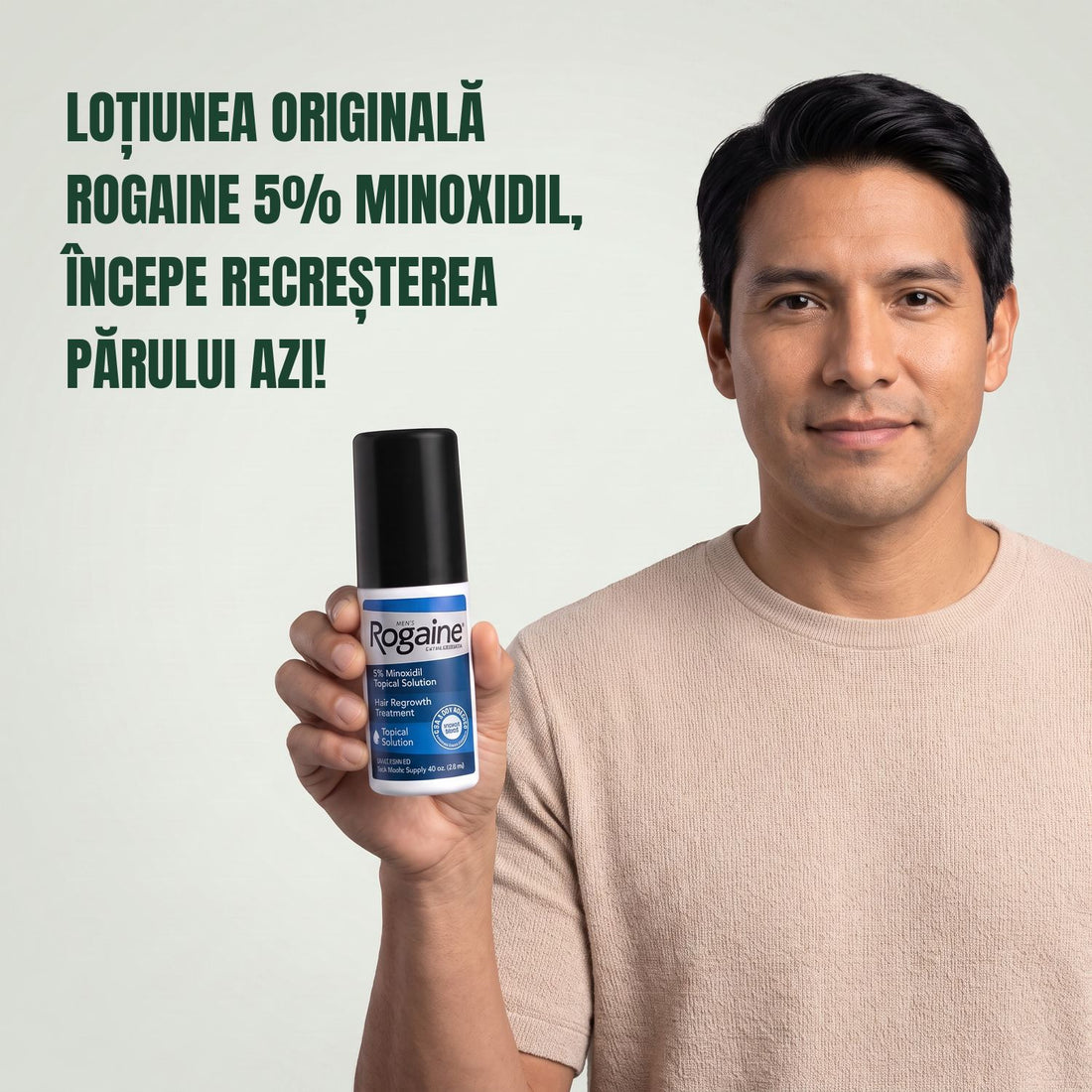Loțiune Rogaine Minoxidil 5% pentru bărbați - rezervă pentru 6 luni, 6 x 60 ml flacoane