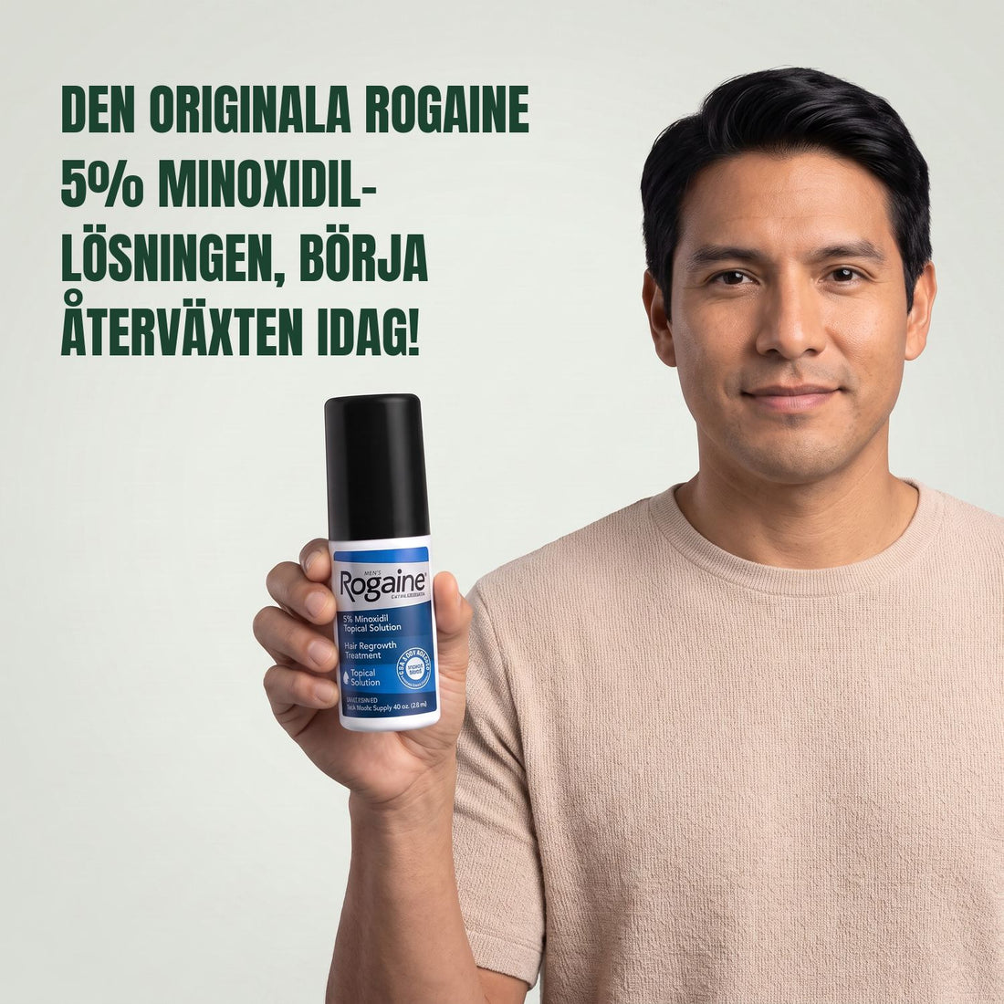 Rogaine Minoxidil lösning 5% för män - 6 månaders förbrukning, 6 x 60 ml flaskor