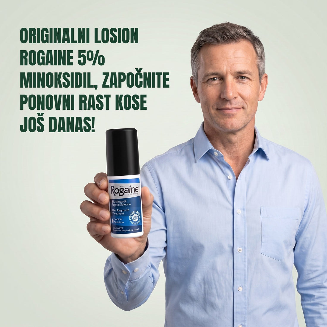 Rogaine Minoxidil losion 5% za muškarce - zaliha za 9 mjeseci, 9 x 60 ml bočica
