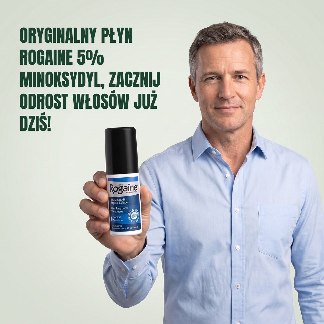 Rogaine Minoksydyl Płyn 5% dla mężczyzn - zapas na 9 miesięcy, 9 x 60 ml butelek