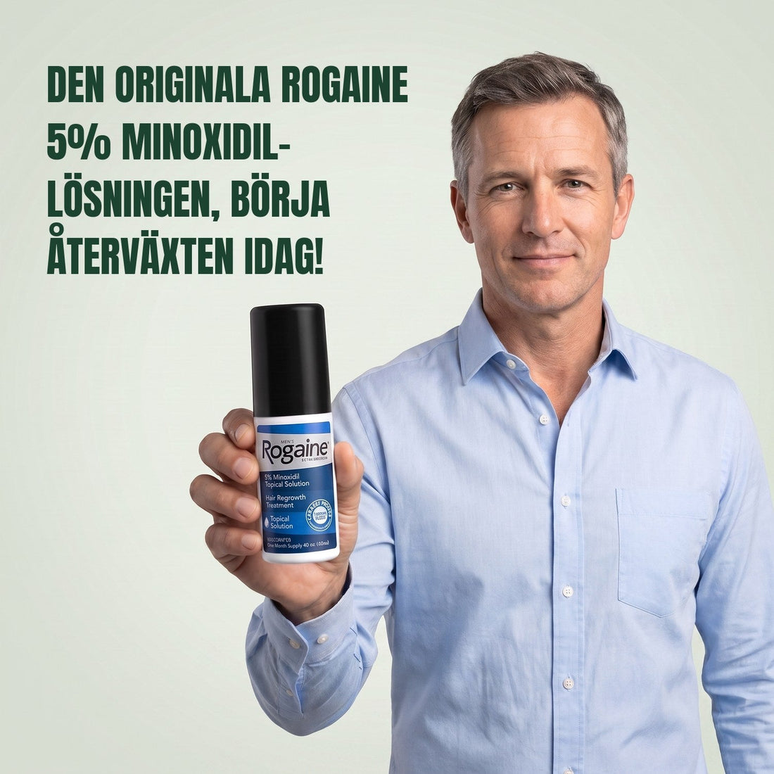 Rogaine Minoxidil lösning 5% för män - 9 månaders förbrukning, 9 x 60 ml flaskor