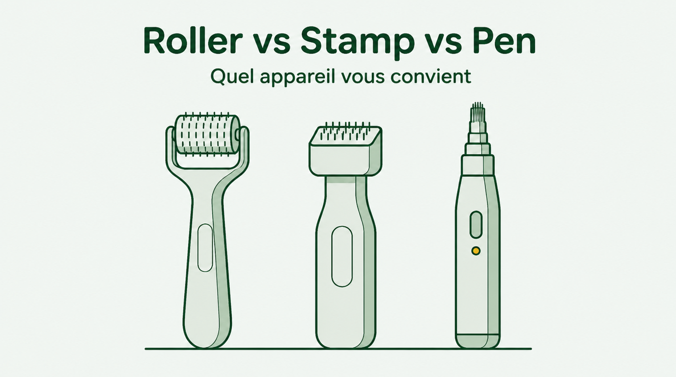 Dermaroller, derma stamp ou derma pen : quelles différences
