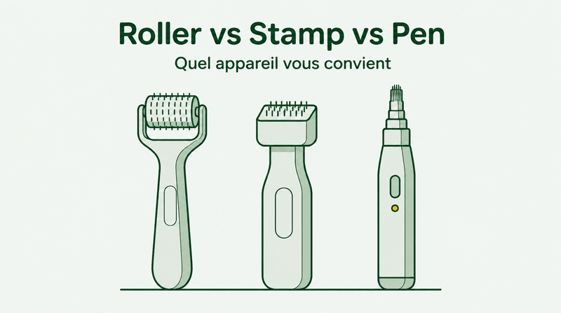 Dermaroller, derma stamp ou derma pen : quelles différences
