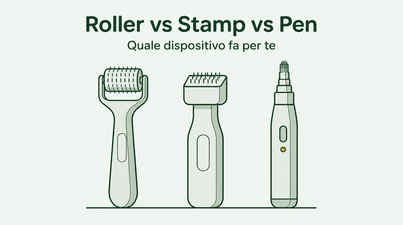 Dermaroller, derma stamp o derma pen: le differenze
