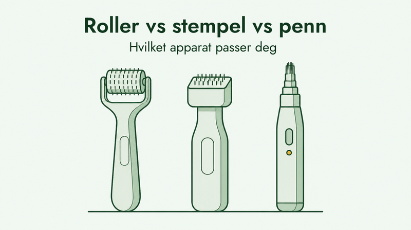 Dermaroller versus dermastempel versus dermapenn