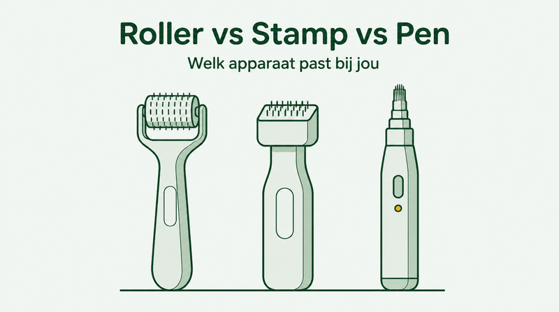 Dermaroller versus dermastamp versus dermapen