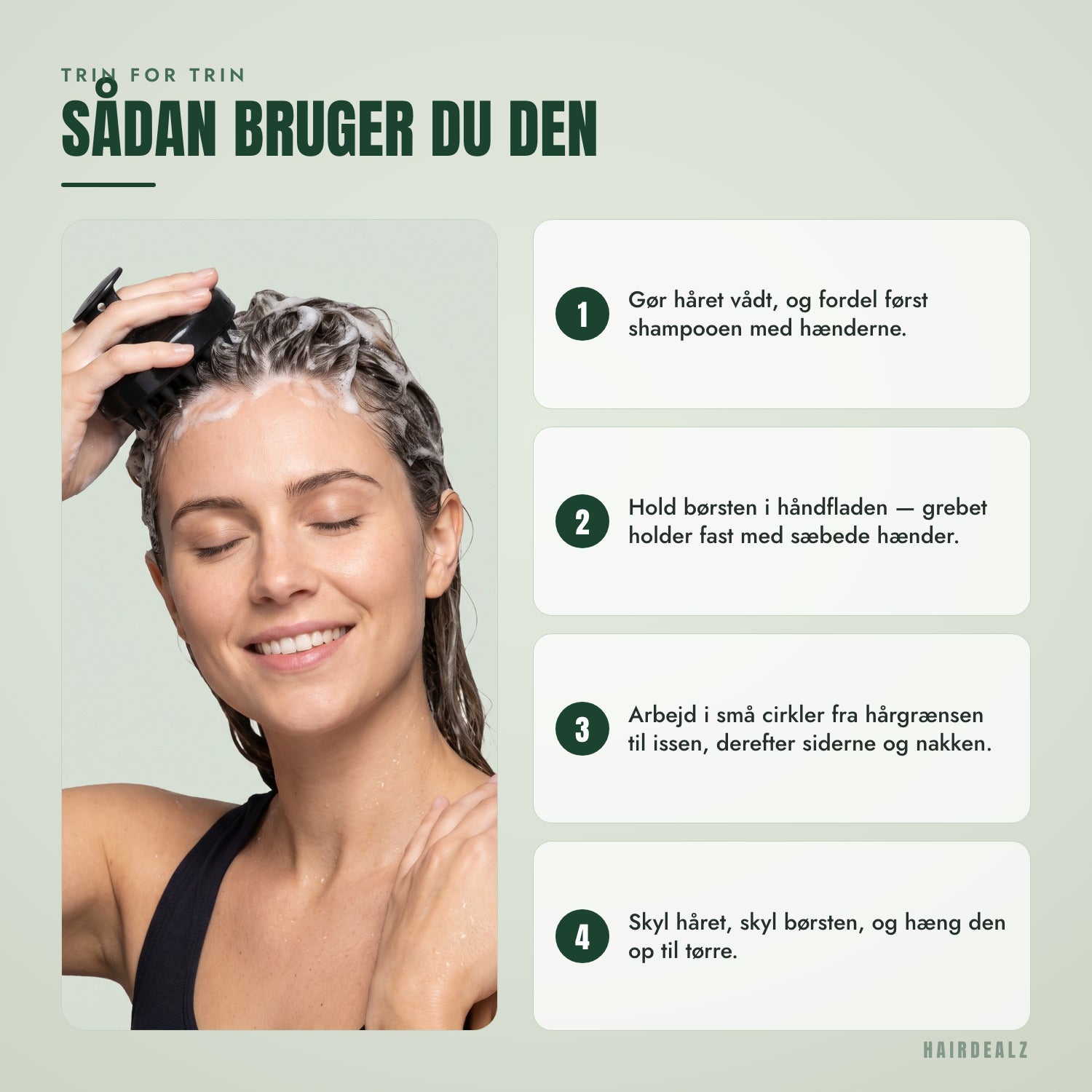 Trin for trin — Sådan bruger du den