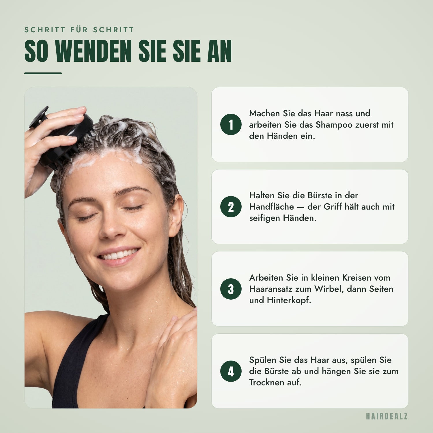Schritt für Schritt — So wenden Sie sie an