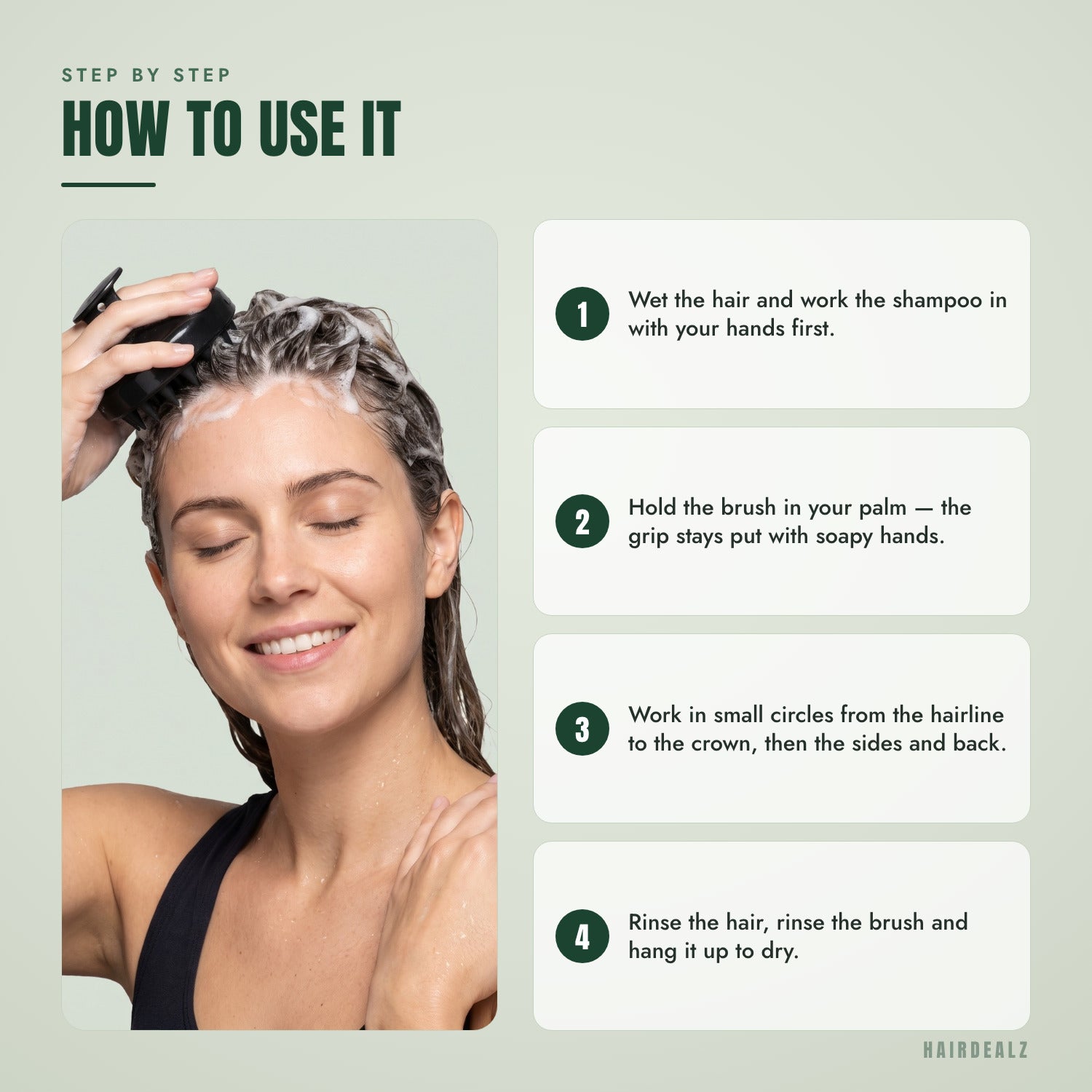Step by step — How to use it