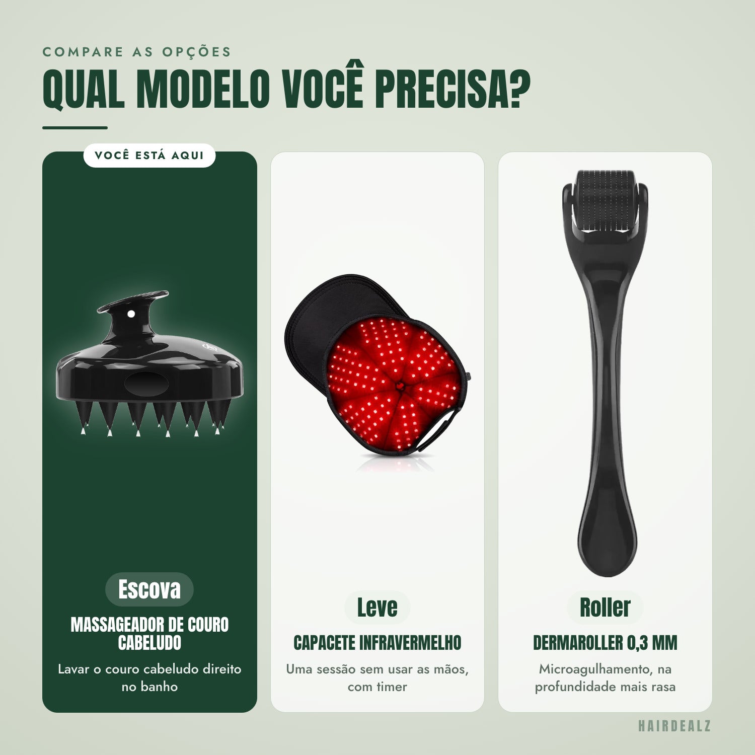 Compare a linha — Qual delas você precisa?