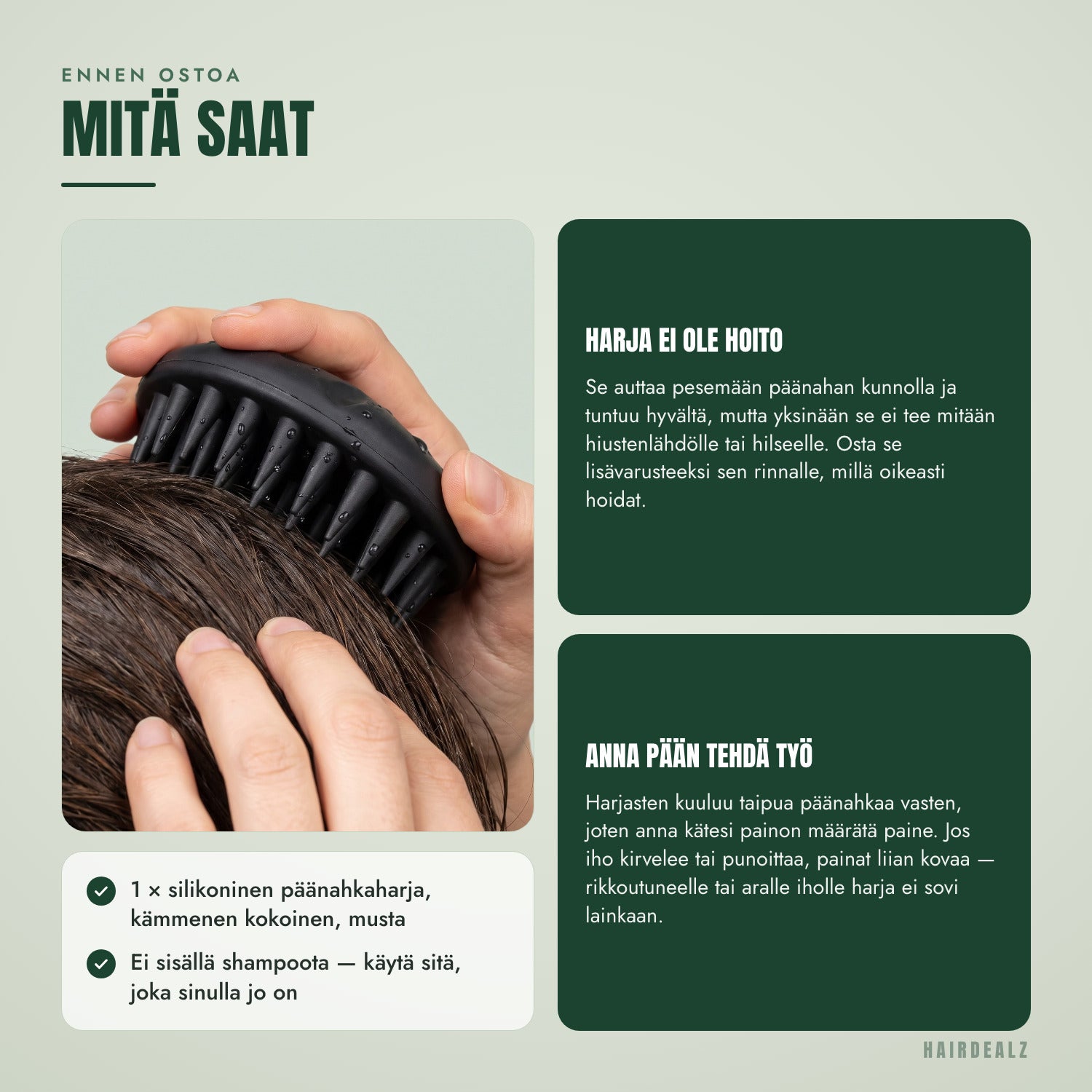Ennen ostoa — Mitä saat