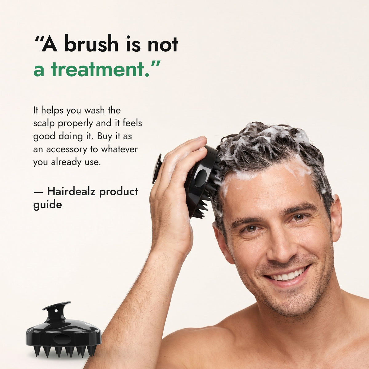 A brush is not a treatment. — Hairdealz product guide