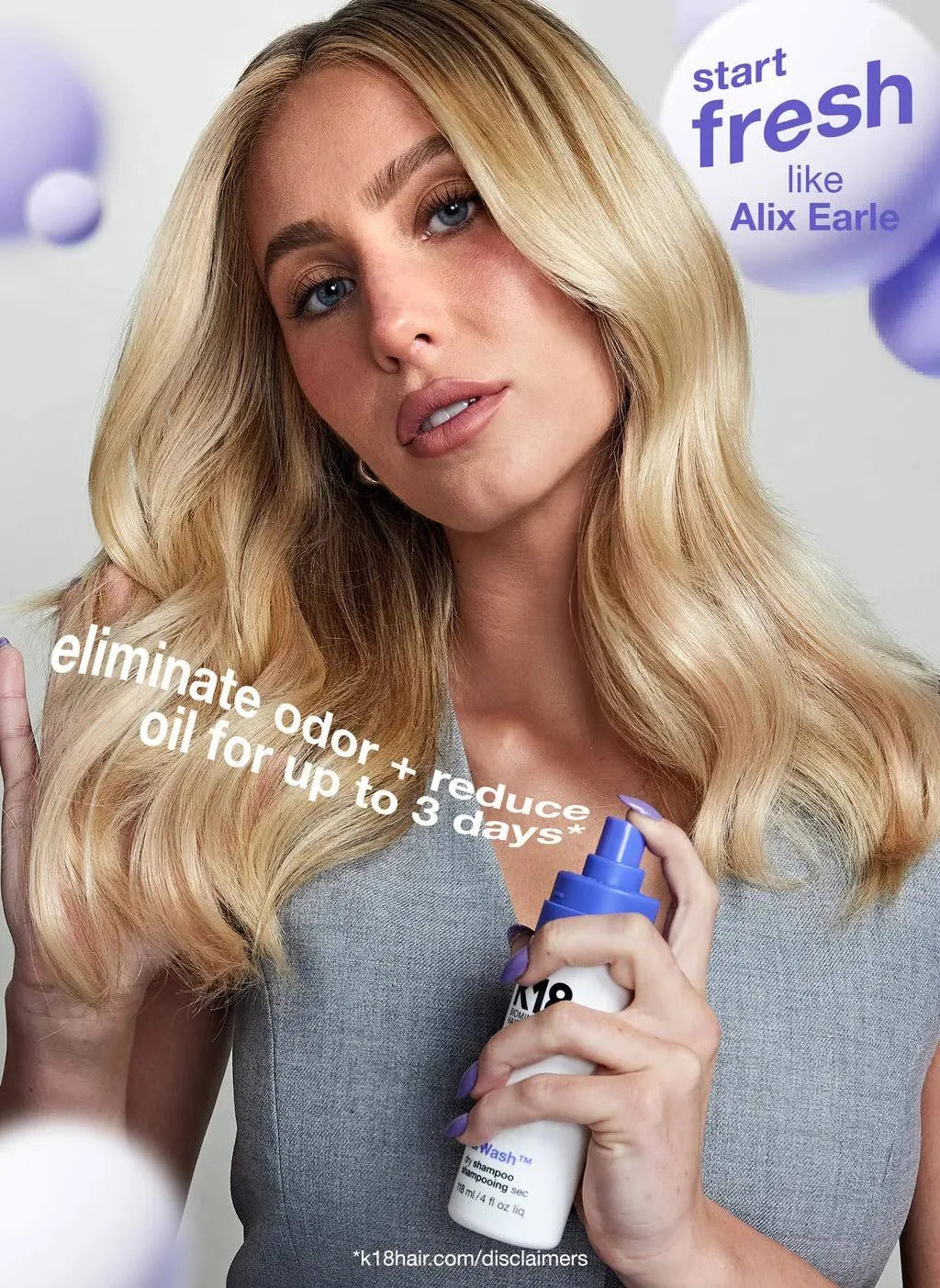 K18 AirWash™ Dry Shampoo (118ml)