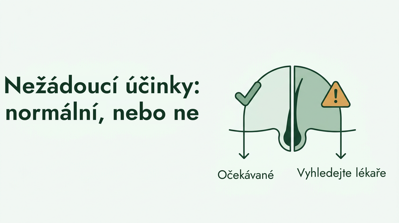 Vedlejší účinky minoxidilu: co je normální a co ne
