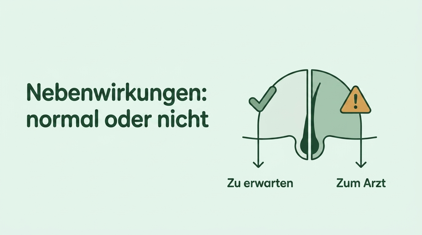 Nebenwirkungen von Minoxidil: was normal ist und was nicht