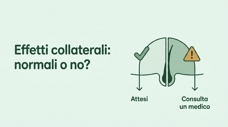 Effetti collaterali del minoxidil: che cosa è normale e che cosa no