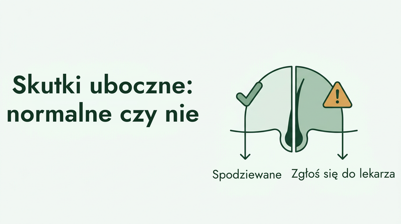 Skutki uboczne minoksydylu: co jest normalne, a co nie