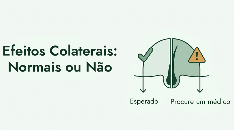 Efeitos colaterais do minoxidil: o que é normal e o que não é