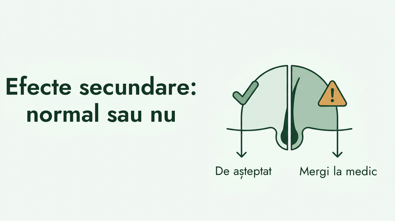 Efectele secundare ale minoxidilului: ce e normal și ce nu