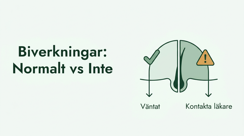 Biverkningar av minoxidil: vad som är normalt och vad som inte är det