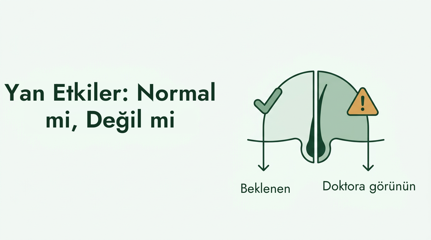 Minoksidil yan etkileri: normal olan ve olmayan