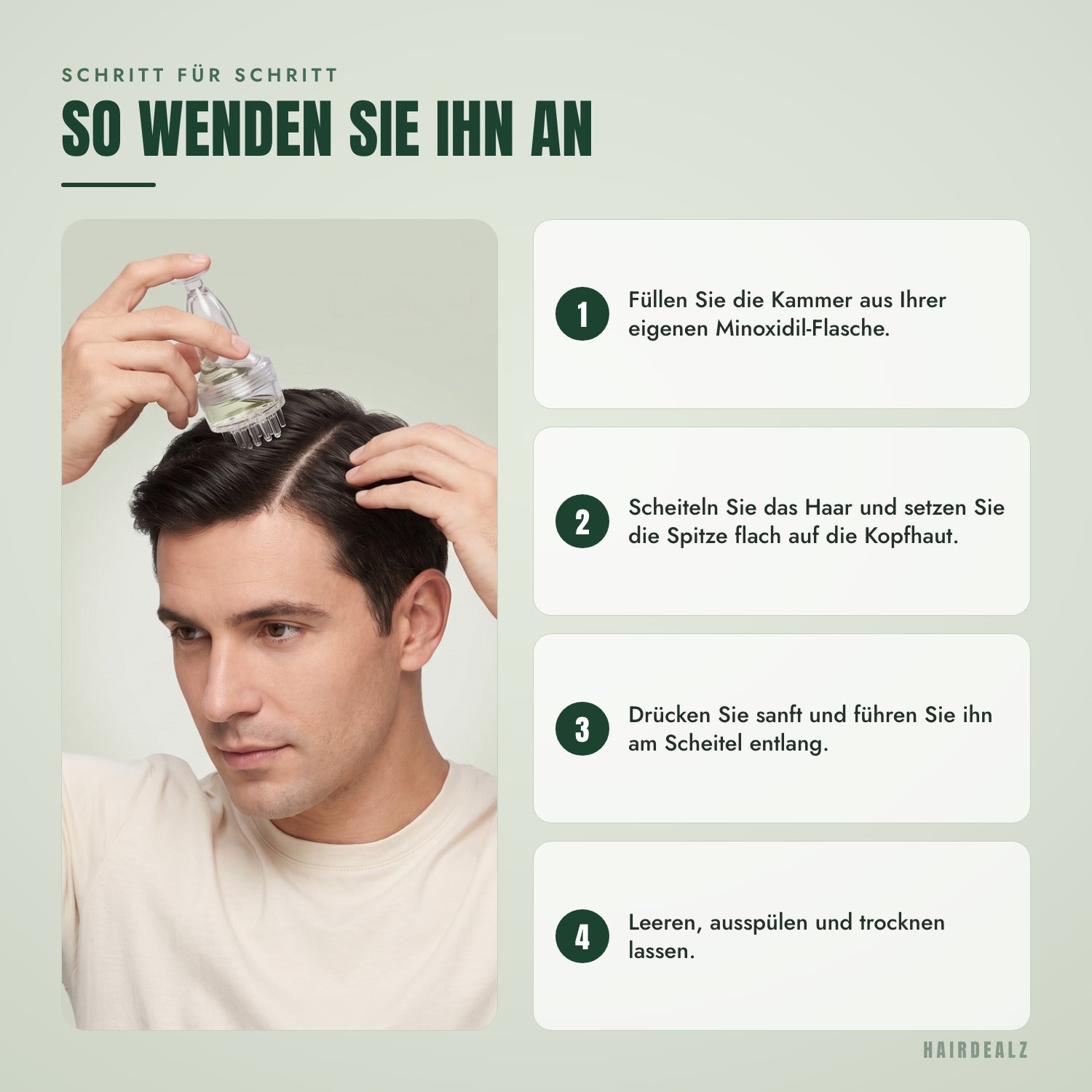 Schritt für Schritt — So wenden Sie ihn an