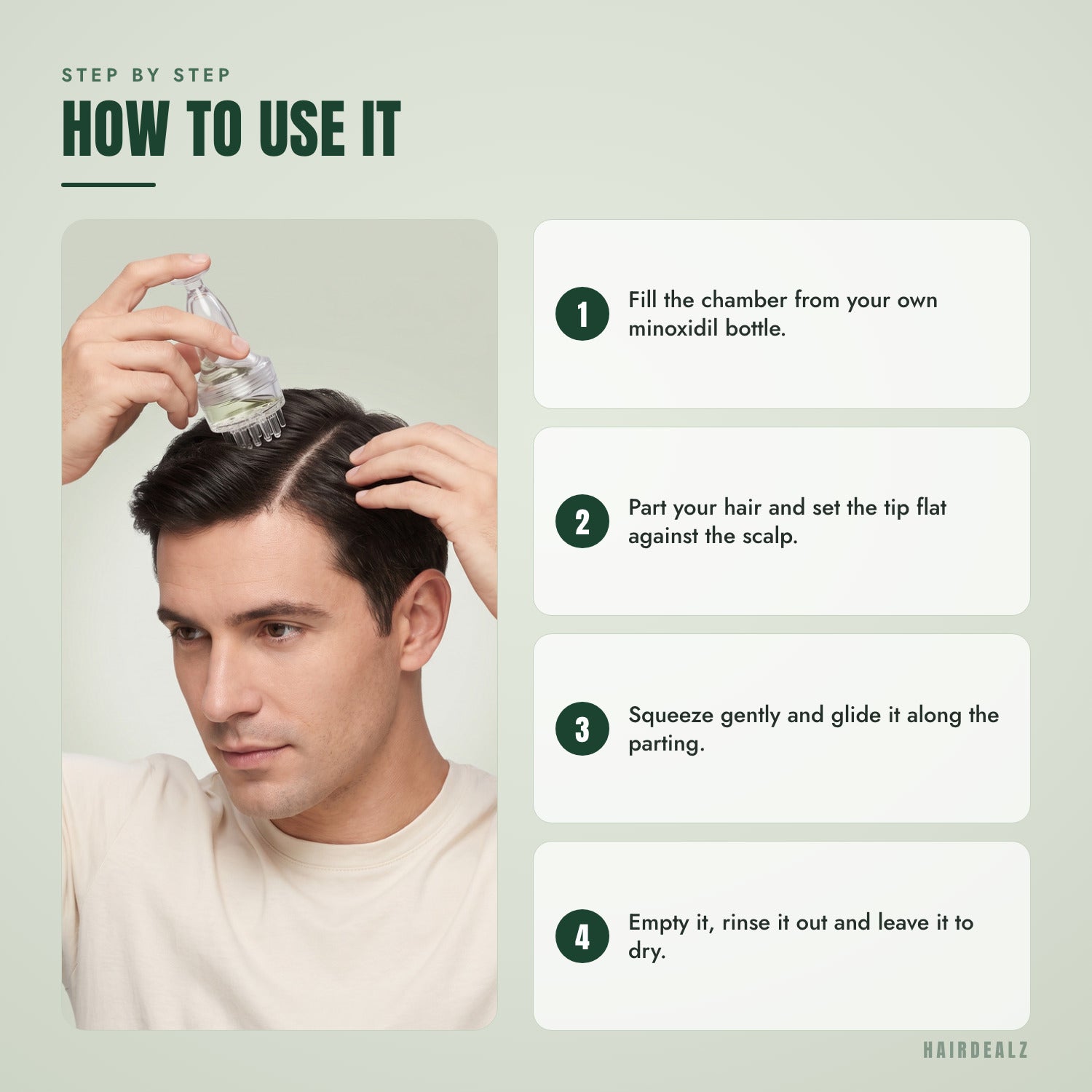 Step by step — How to use it