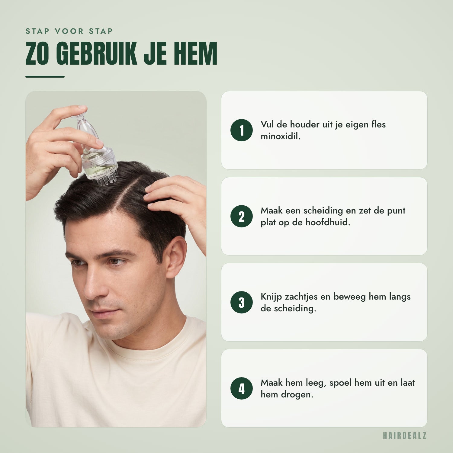 Stap voor stap — Zo gebruik je hem