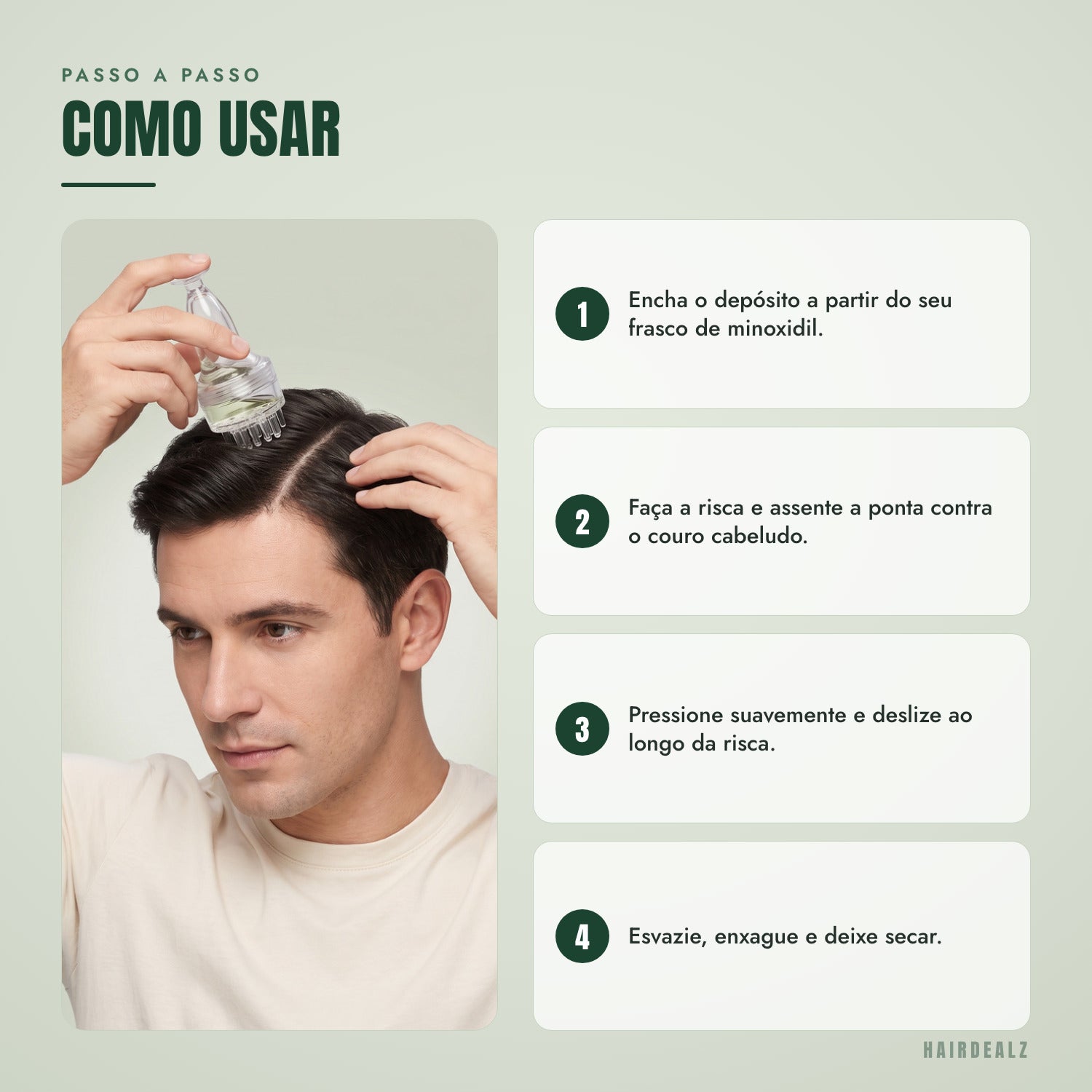 Passo a passo — Como usar
