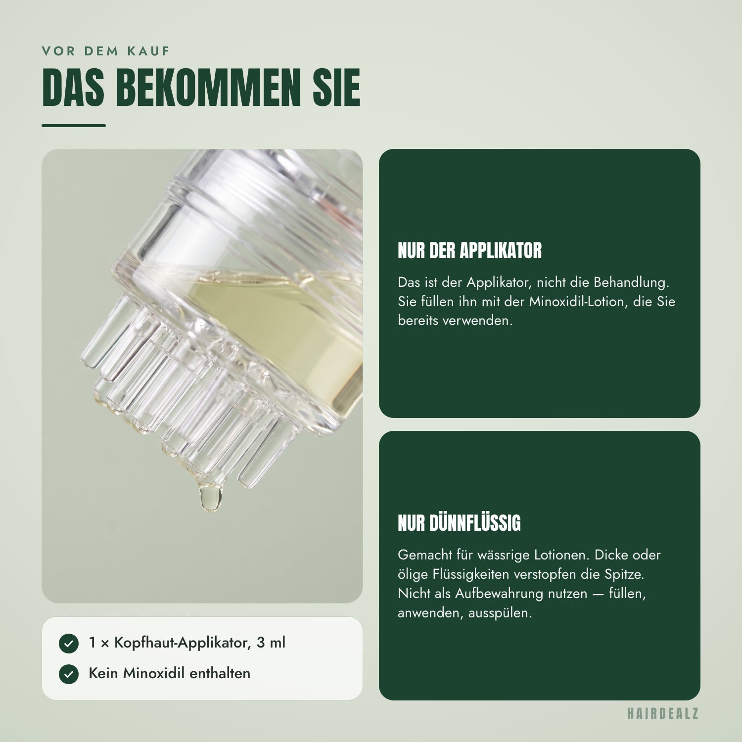 Vor dem Kauf — Das bekommen Sie