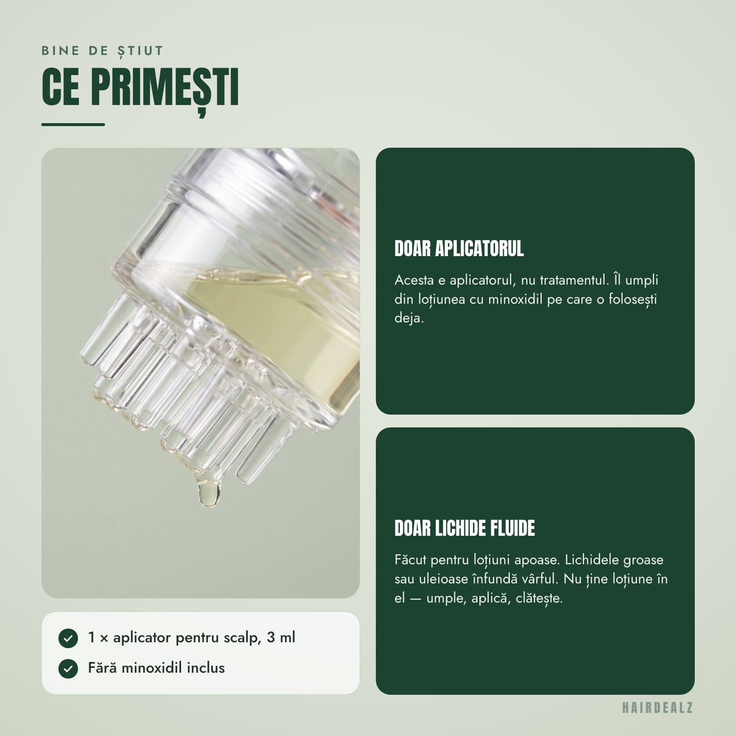 Înainte să cumperi — Ce primești