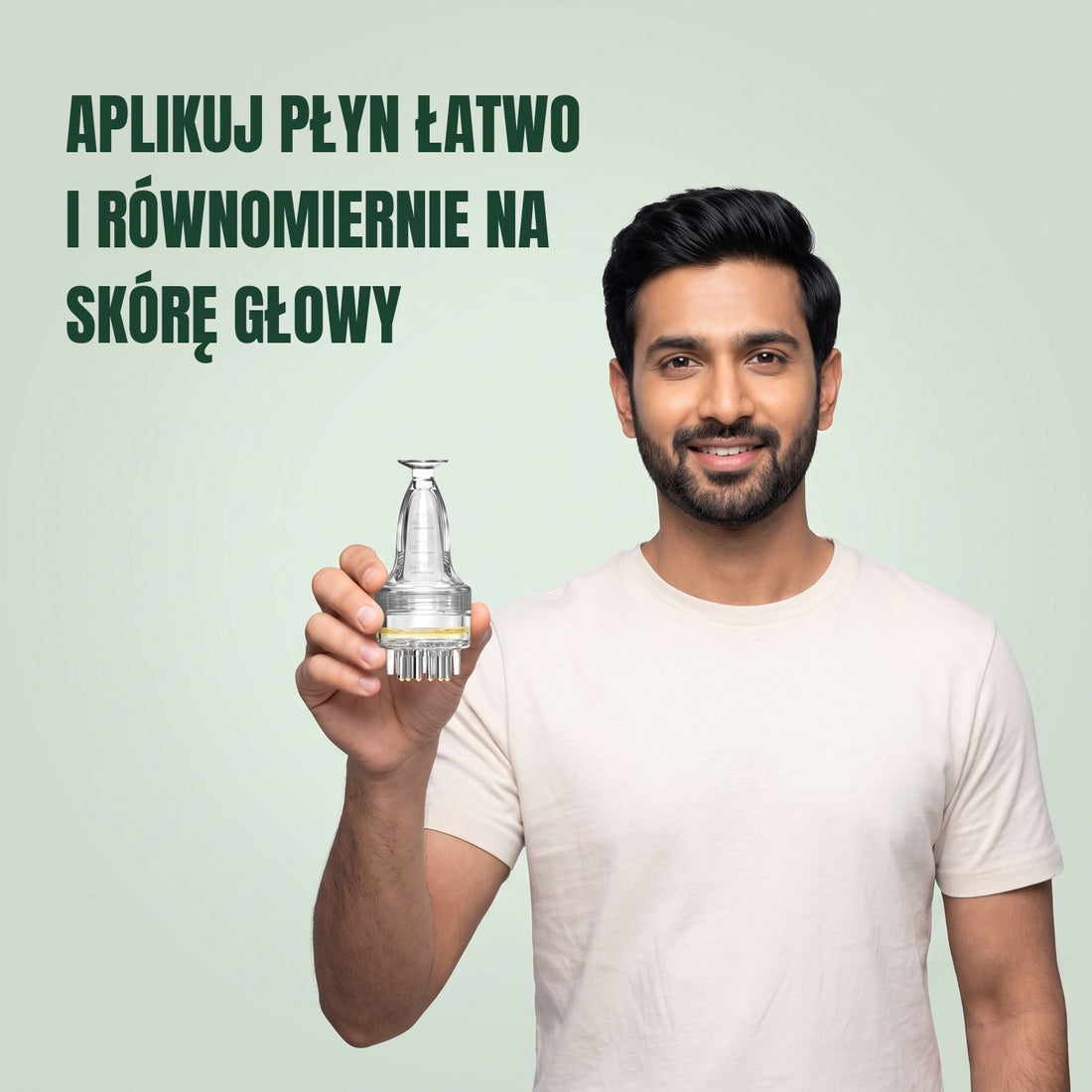 Podstawowy aplikator do płynu z minoksydylem, 3 ml