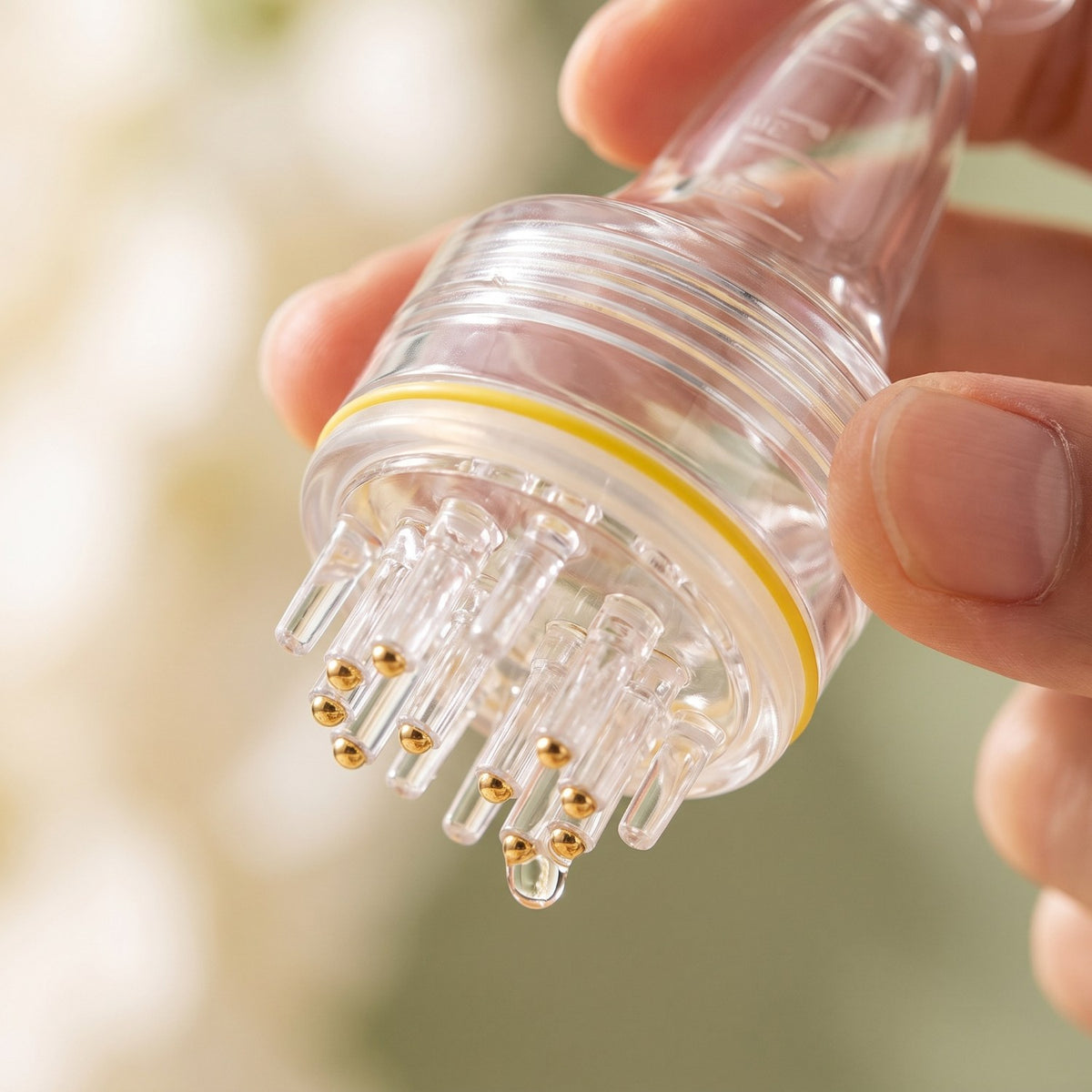 Närbild: Applikator för minoxidillösning, Basic 3 ml