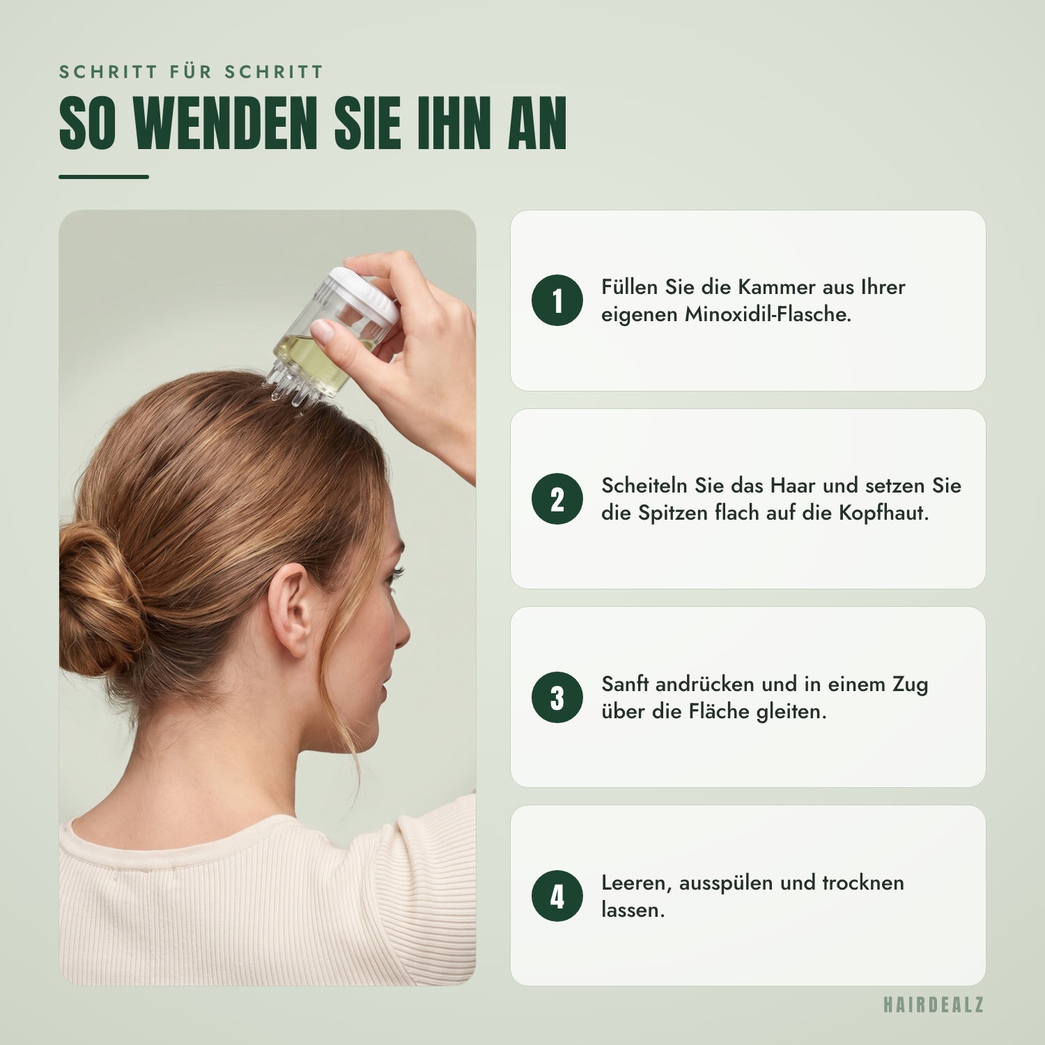 Schritt für Schritt — So wenden Sie ihn an