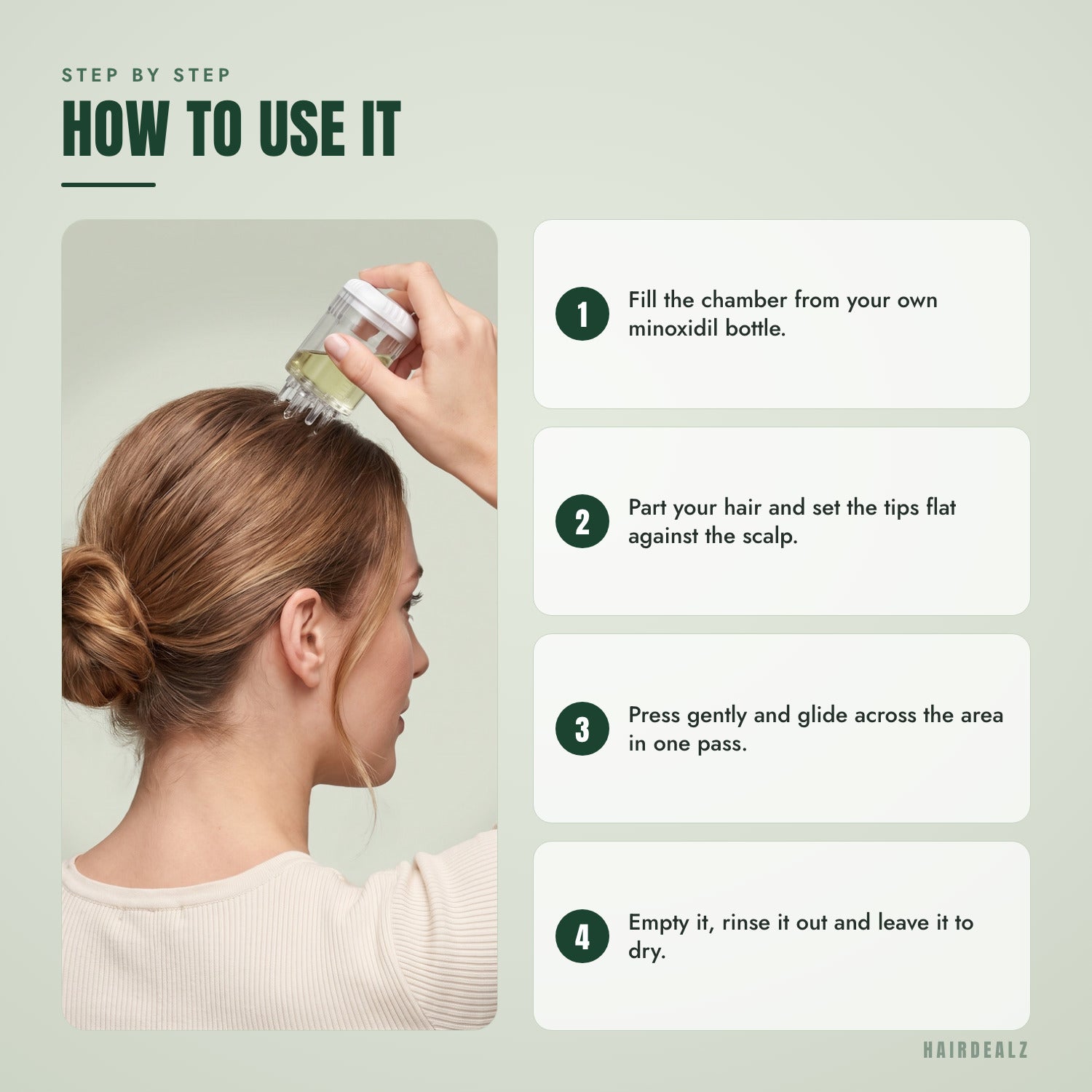 Step by step — How to use it