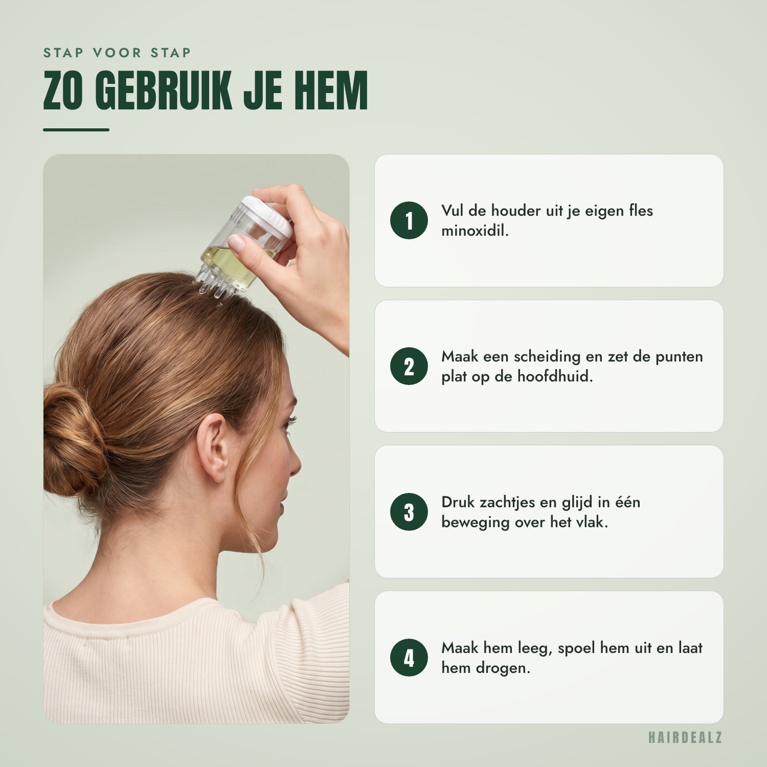 Stap voor stap — Zo gebruik je hem