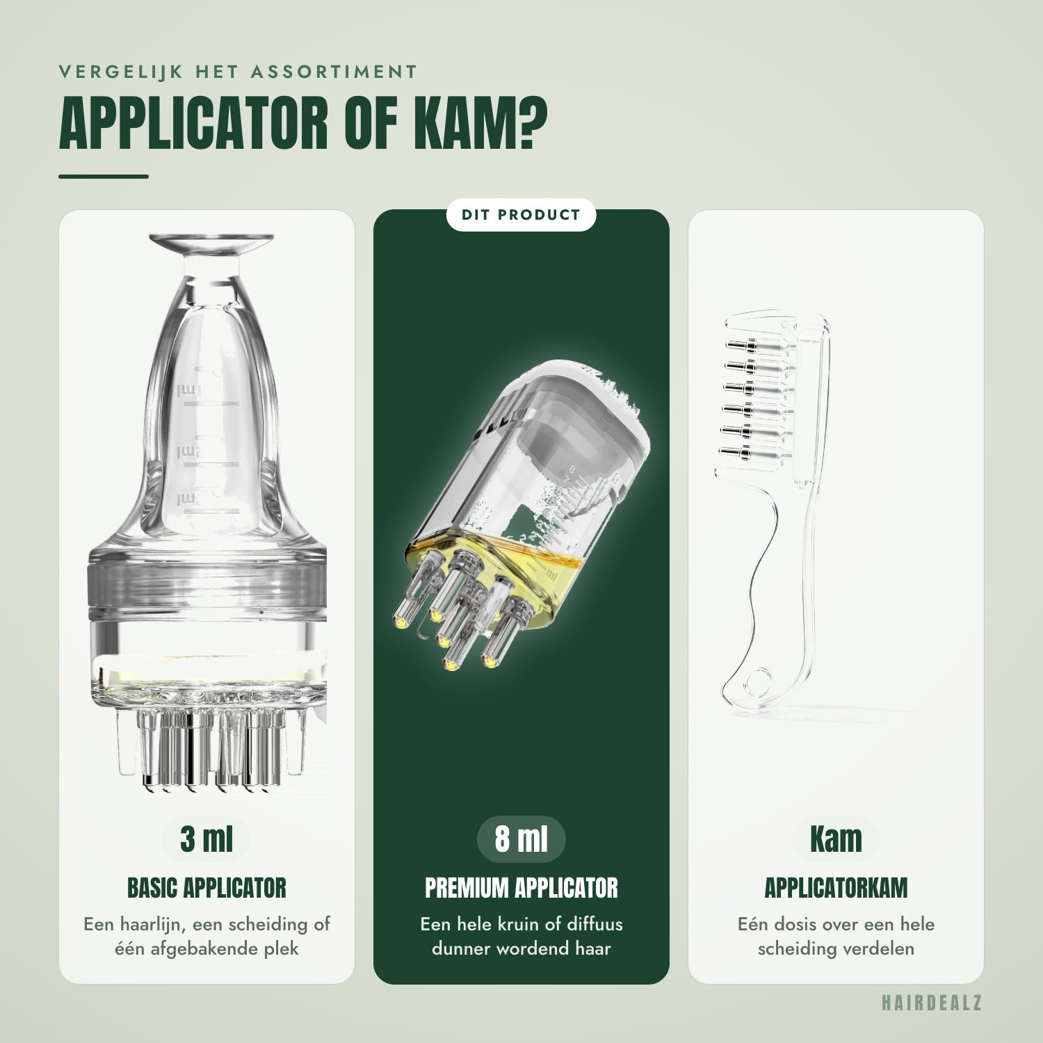 Twee maten — 3 ml of 8 ml?