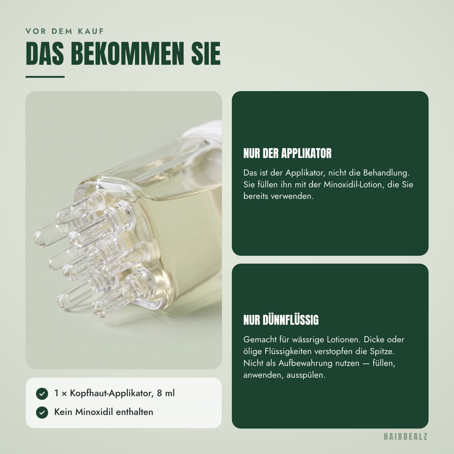 Vor dem Kauf — Das bekommen Sie