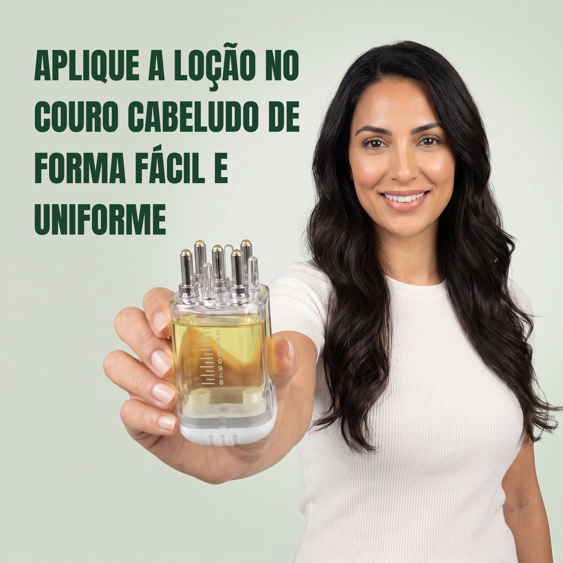 Aplicador premium para loção de minoxidil, 8 ml