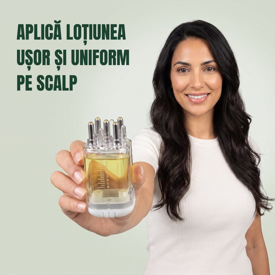 Aplicator loțiune minoxidil, model premium, 8 ml