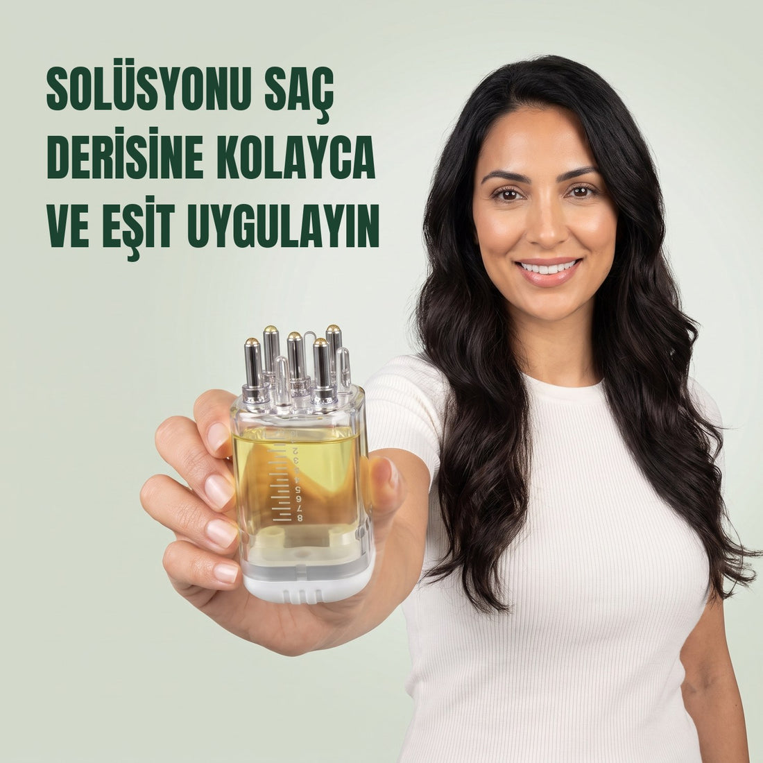 Premium minoksidil solüsyon aplikatörü, 8 ml