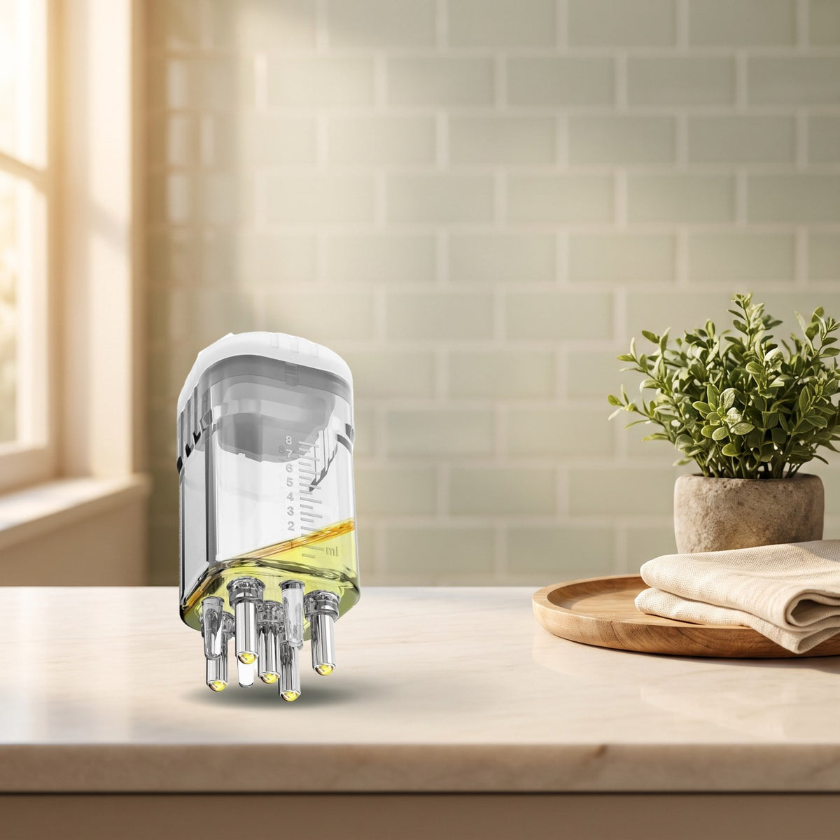 Aplikator do płynu z minoksydylem, Premium 8 ml w codziennym użyciu