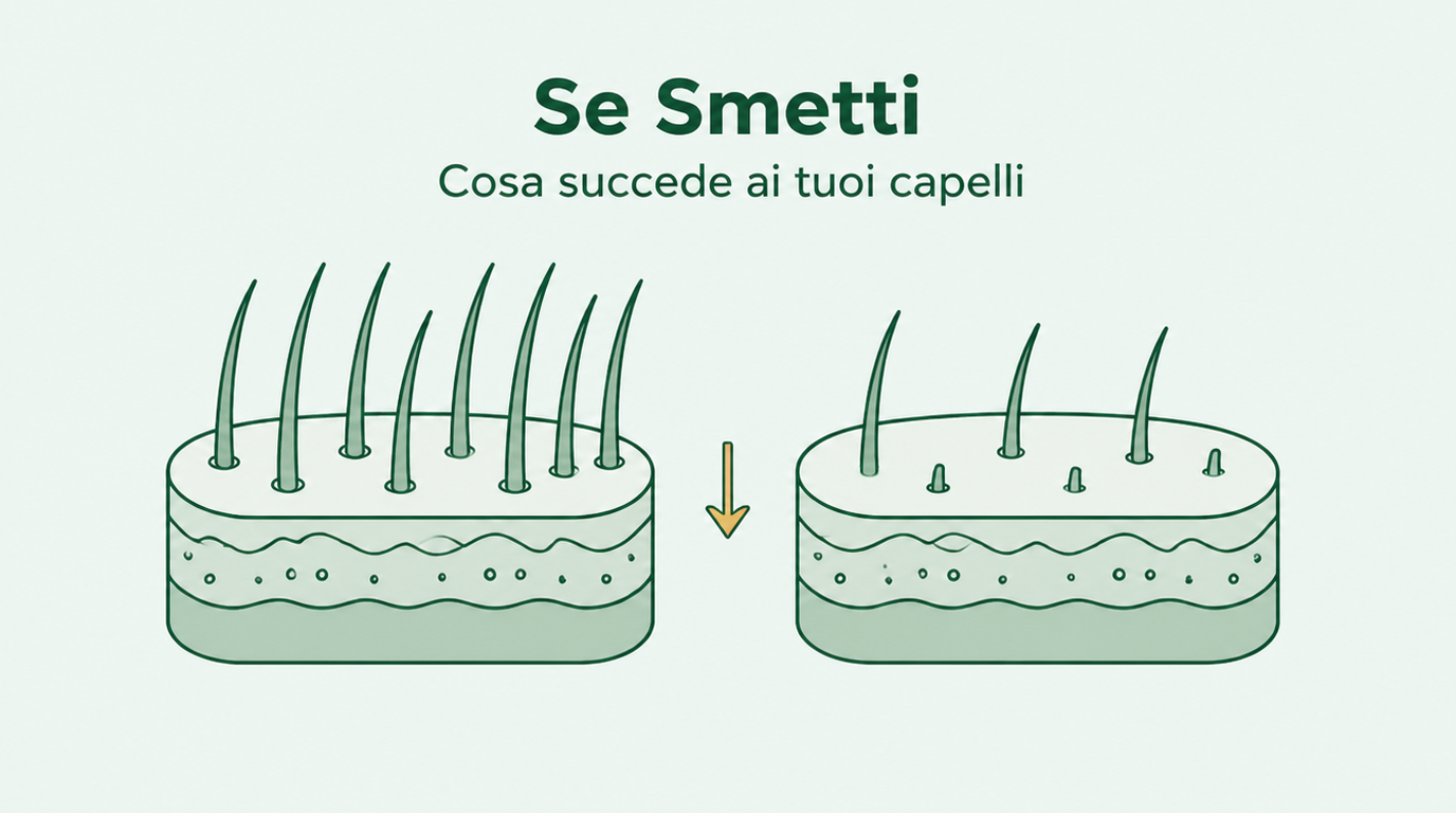 Cosa succede quando smetti di usare il minoxidil