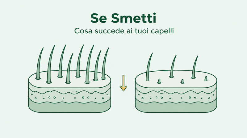 Cosa succede quando smetti di usare il minoxidil