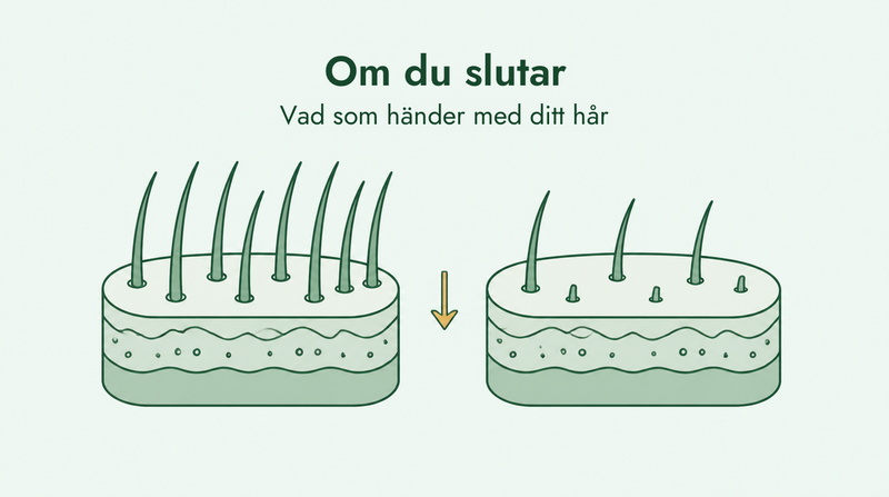 Vad händer när du slutar med minoxidil