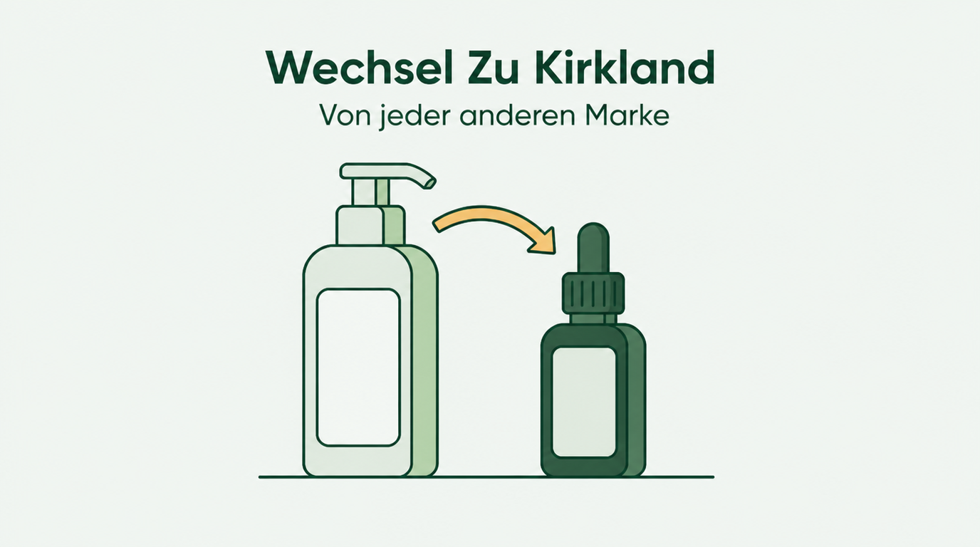 Umstieg auf Kirkland von einer anderen Minoxidil-Marke