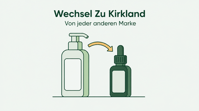 Umstieg auf Kirkland von einer anderen Minoxidil-Marke