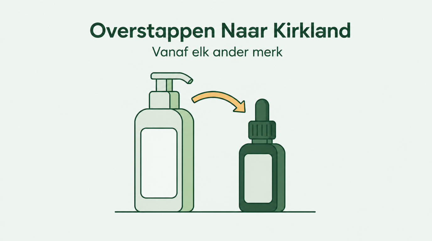 Overstappen naar Kirkland vanaf een ander minoxidilmerk