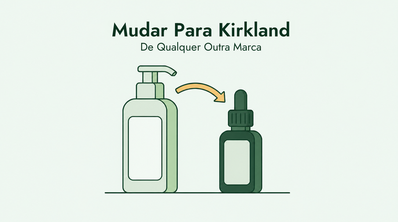 Mudar para o Kirkland vindo de outra marca de minoxidil