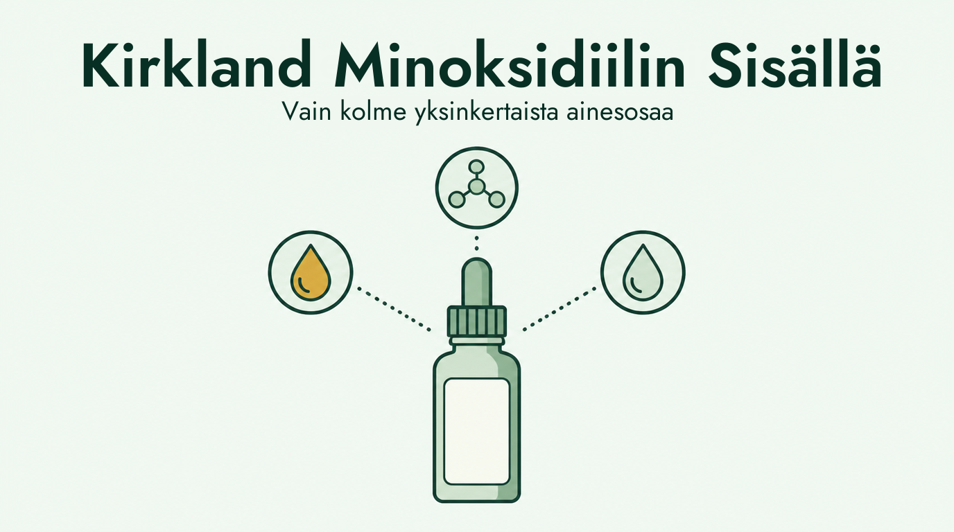 Mitä Kirkland-minoksidiili oikeasti sisältää